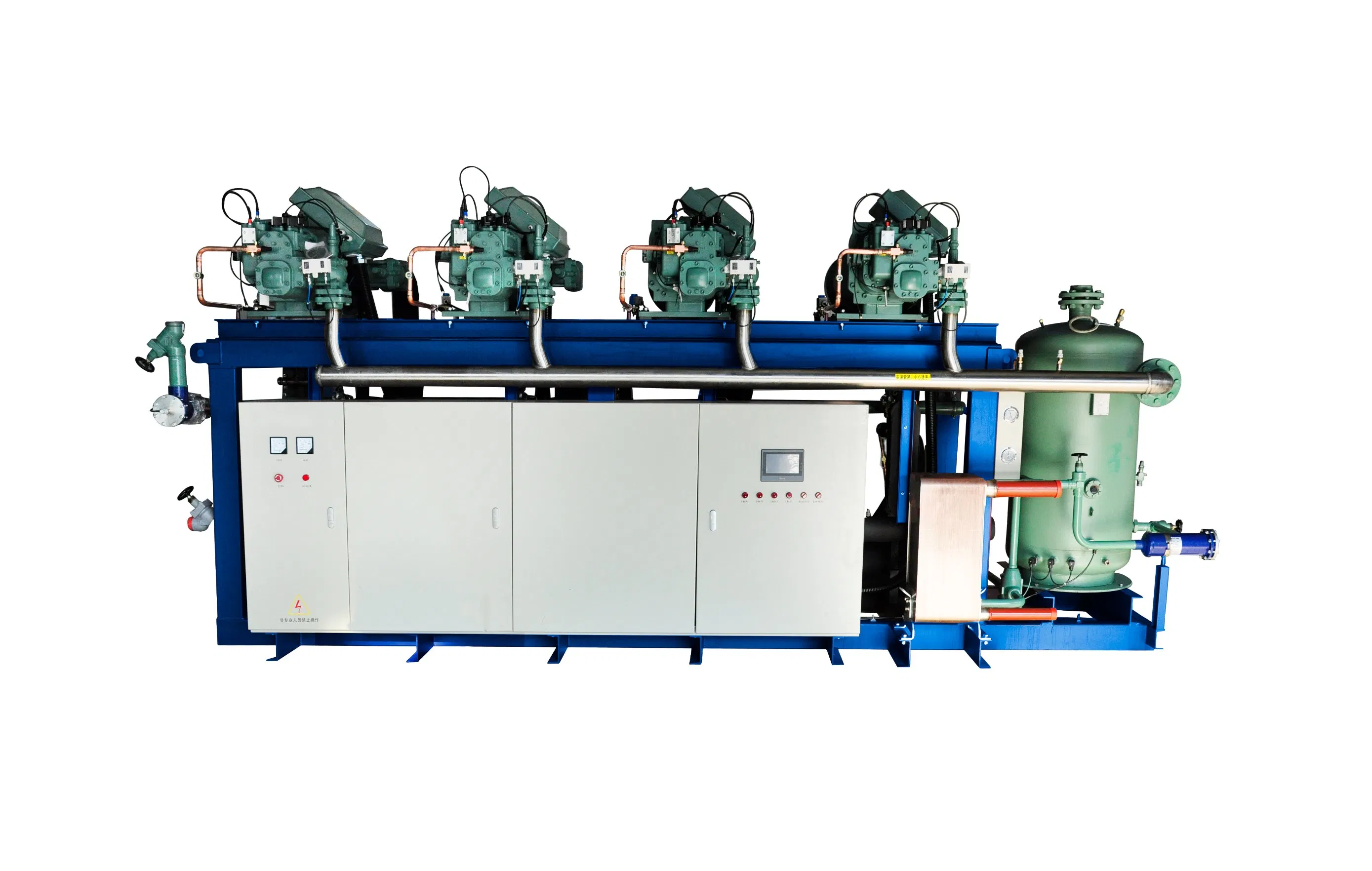 Integrated Condensing Unit Container with Evaporation Condenser