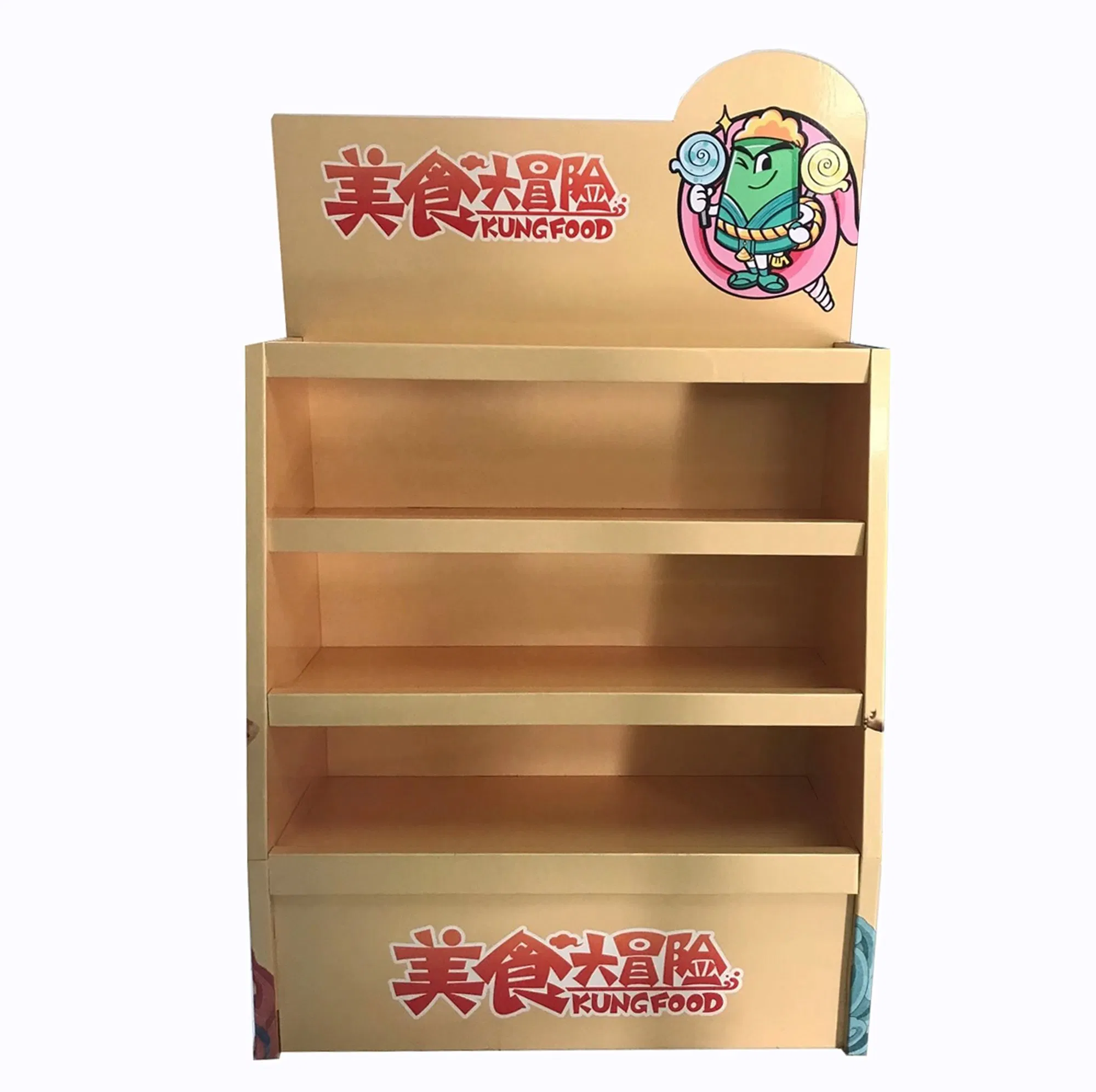 Corrugated Paper Free Standing Display Units for Candy Sweet Retail