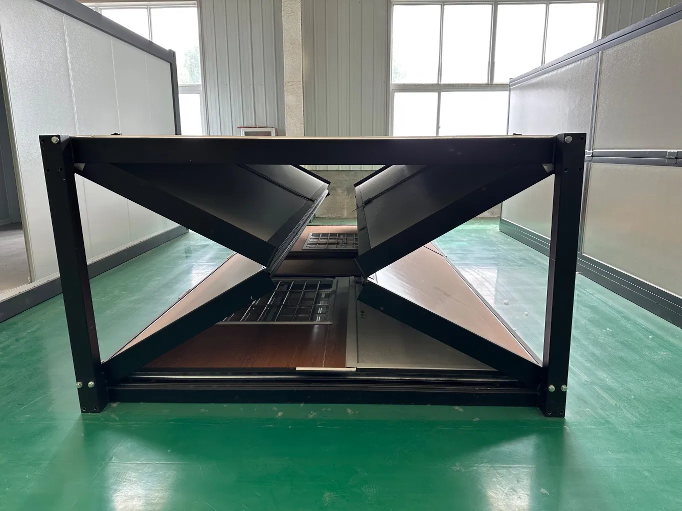 Export Double Wing Folding Container House Residential Expansion Prefabricated Container House