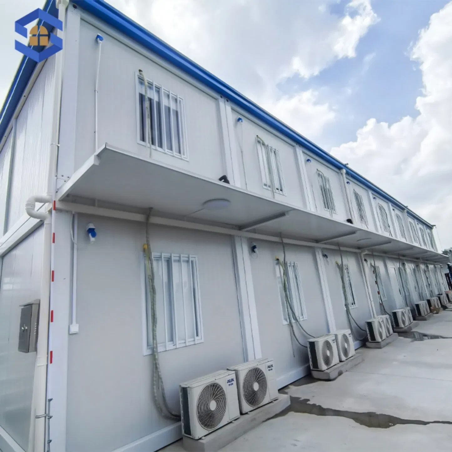 Movable Transportable 10FT/20FT/30FT/40FT Modular Portable Prefab Container Office Unit