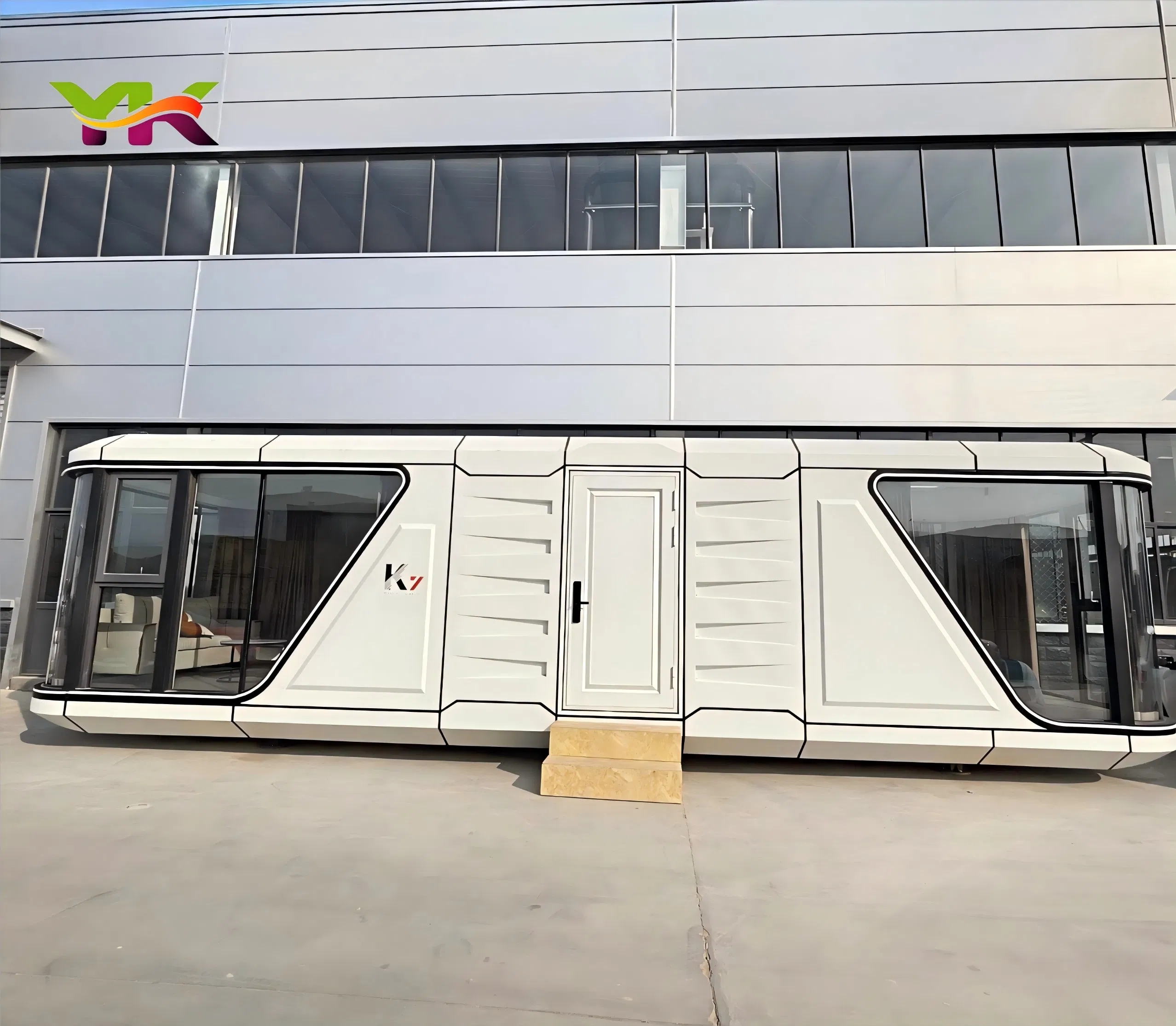 Luxury Fast Installation Modern Space Capsule House Price Modular Capsule Tiny House Container Prefabricated Apple Cabin Factory Prefab House Mobile Home