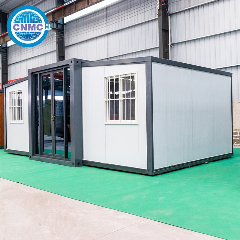 Environmentally Friendly Prefabricated Quick - Assembly 40 - Foot Light Steel Structure Foldable Wing Double - Wing Expandable Container House Guesthouse Hotel