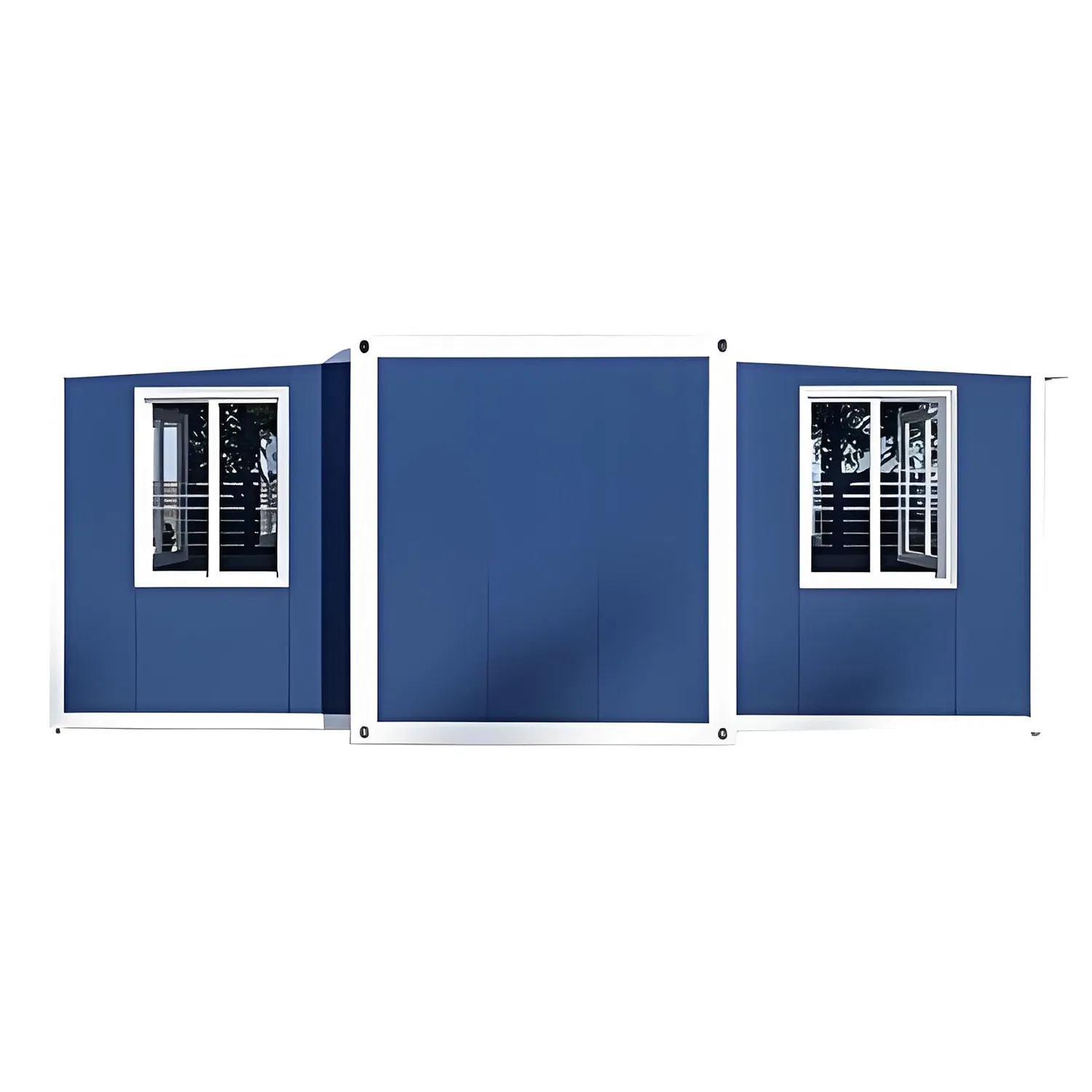 The Intelligent Folding Double-Wing Expansion Container House Is an Energy-Saving and Environmentally Friendly Building Module That Can Be Repeatedly Disassembl