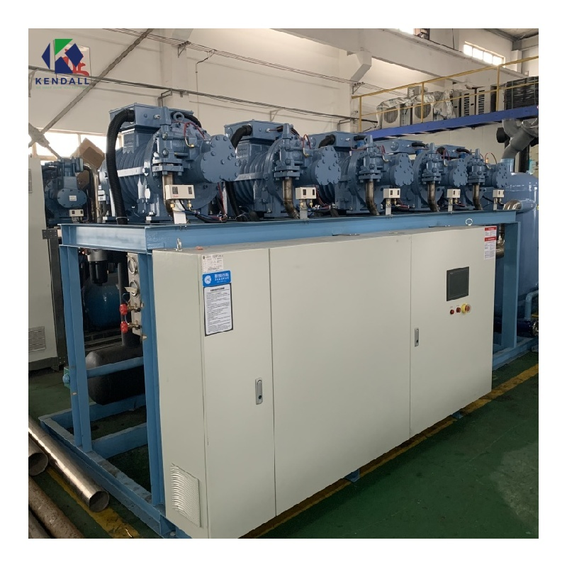 Integrated Condensing Unit Container with Evaporation Condenser