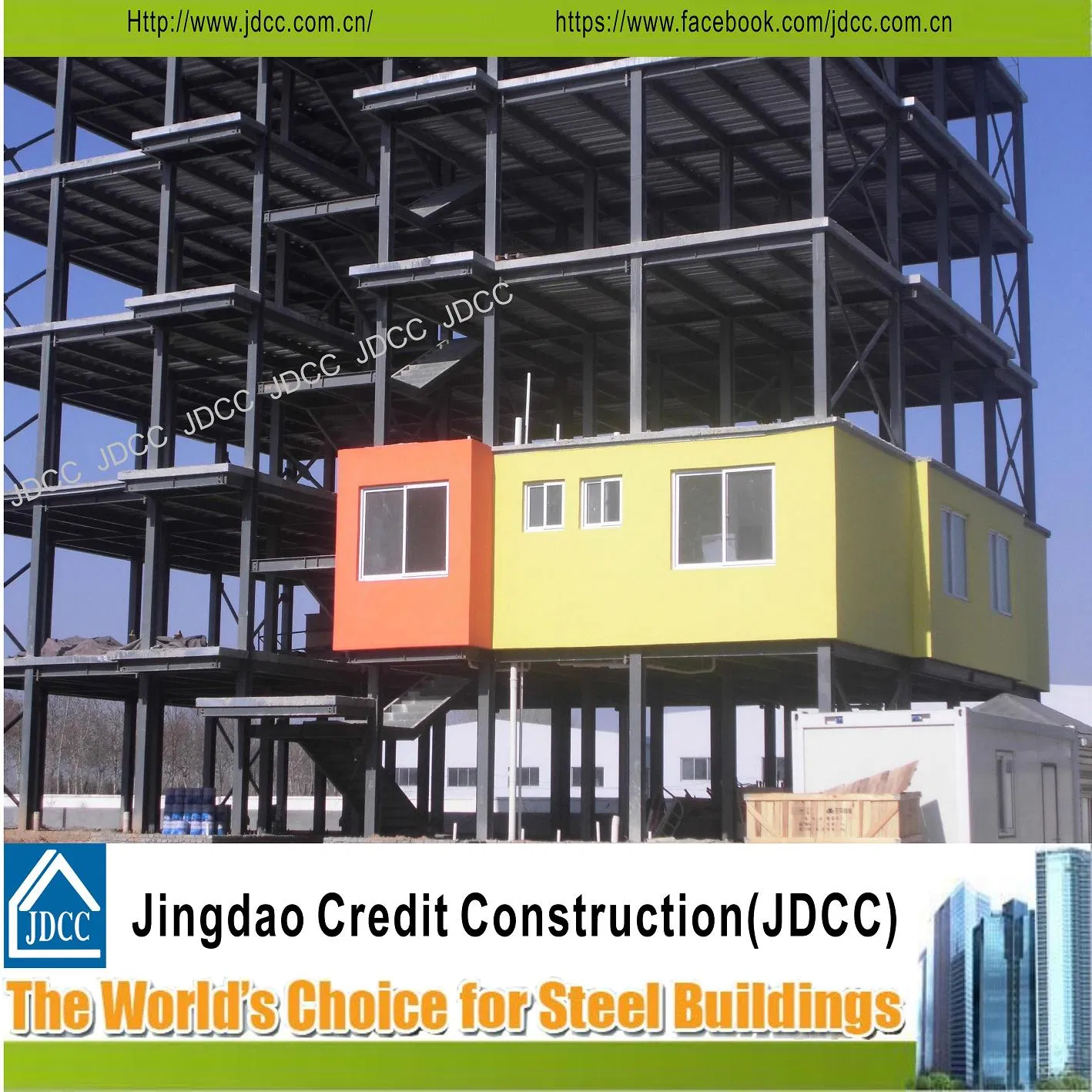 Low Cost Light Steel Structure Multi-Storey Container Hotel Building