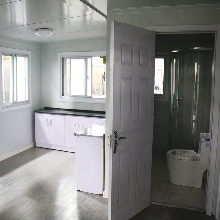 20FT 40FT Movable Prefabricated Flatpack Modular Office Expandable Container House with Toilet