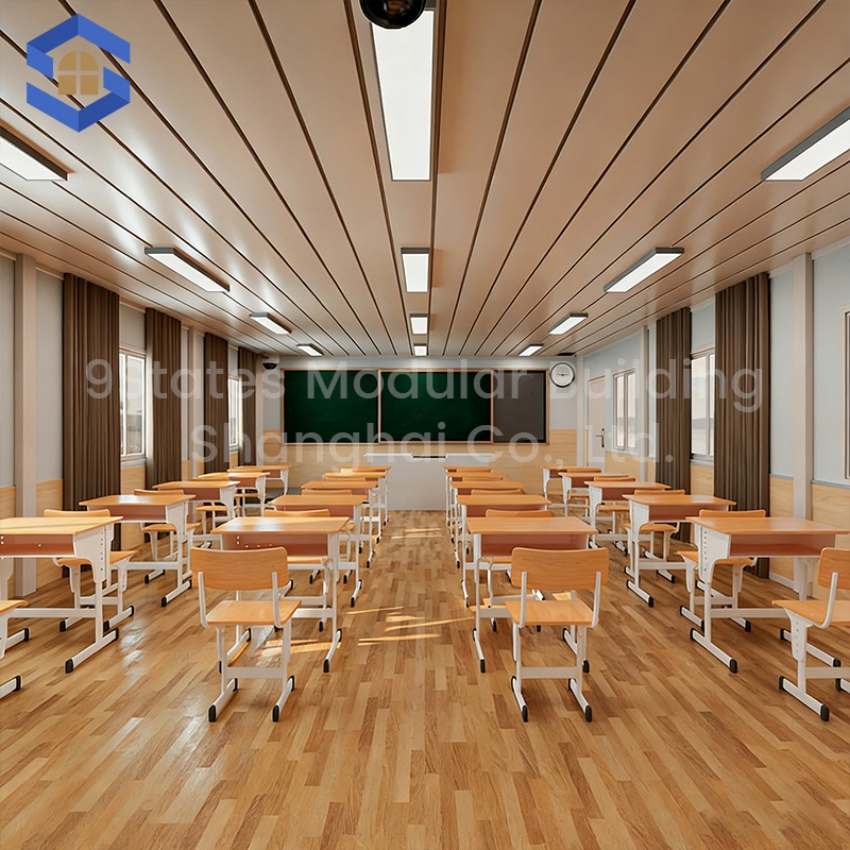 Prefabricated Container Modular House Temporary Classrooms Demountable Classroom Office Building