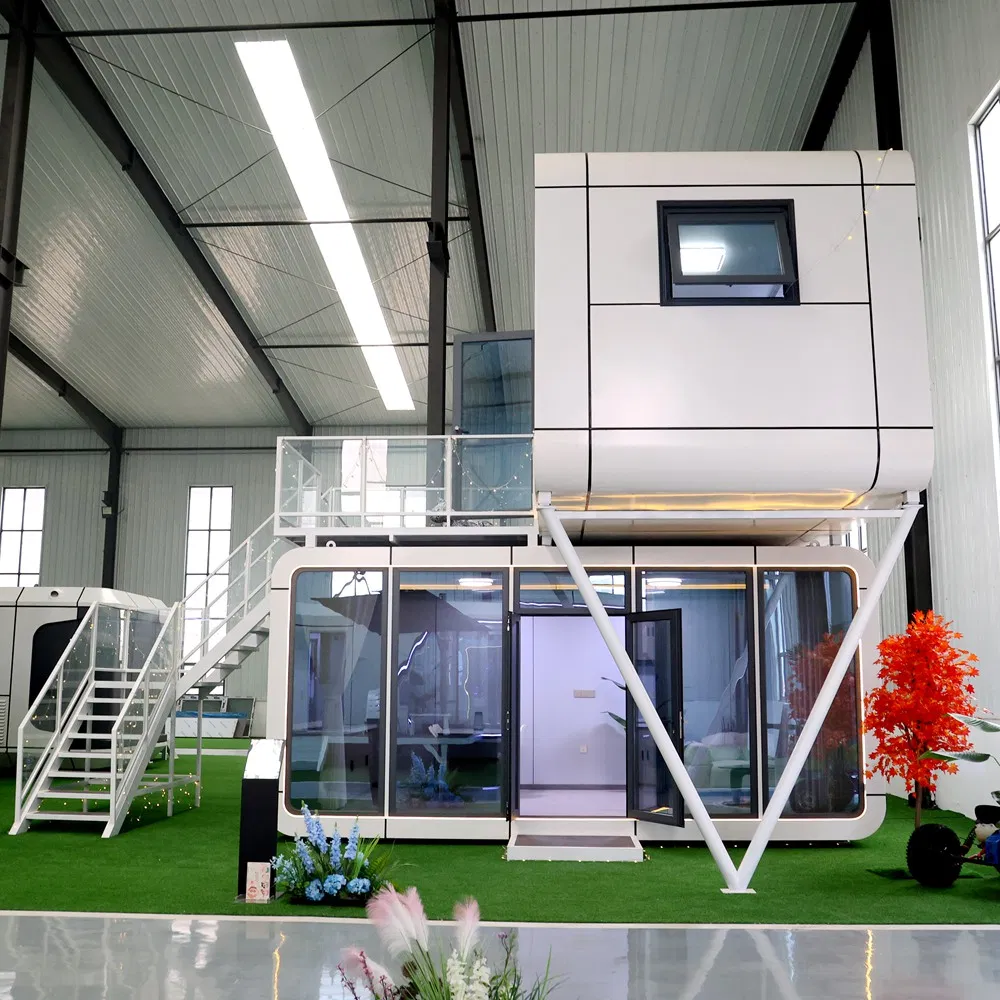 Factory Supply Prefab Ready Made Buildings 20 FT Modular Container Office Mobile Portable Apple Cabin