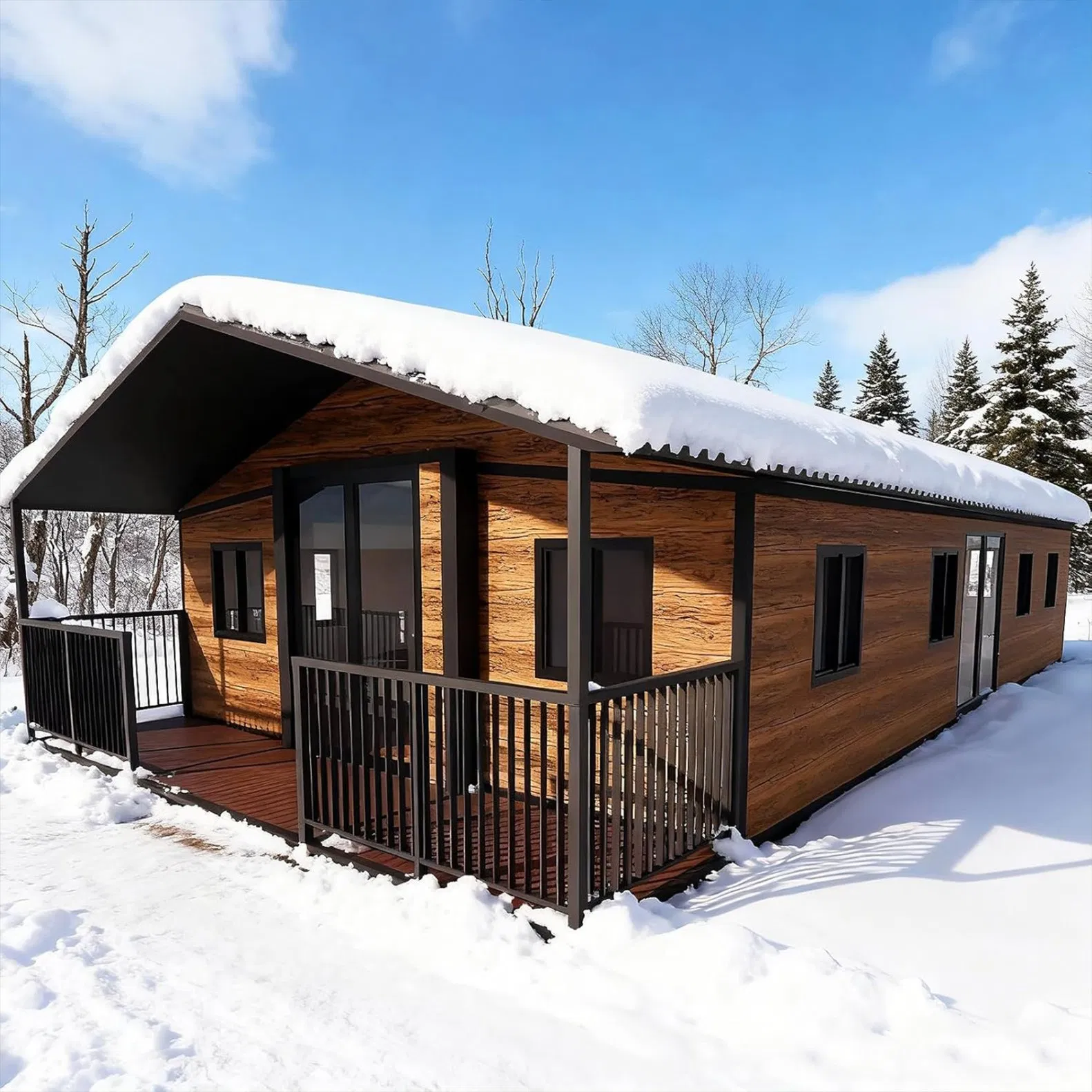 Eco Friendly Construction Recycled Prefab Folding House Home Mobile Expandable House Home for Hotel Office Expandable Container House for Sale