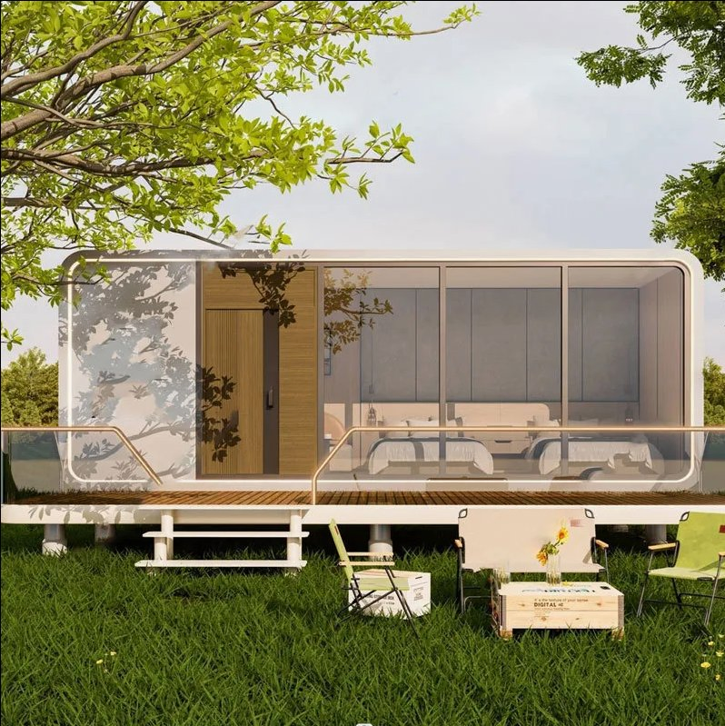 Apple Cabin Prefabricated House Movable Container House Resort