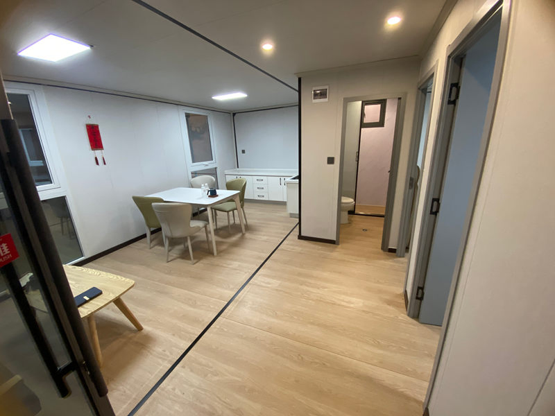 Durable Windproof Cutting Edge Modular Folding Villa Eco Friendly Prefabricated Container House