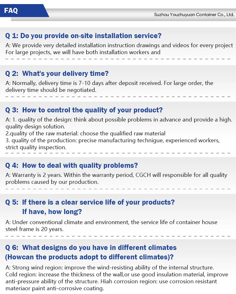 Packaging and Transport