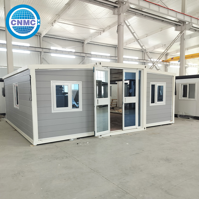 Environmentally Friendly Prefabricated Quick - Assembly 40 - Foot Light Steel Structure Foldable Wing Double - Wing Expandable Container House Guesthouse Hotel