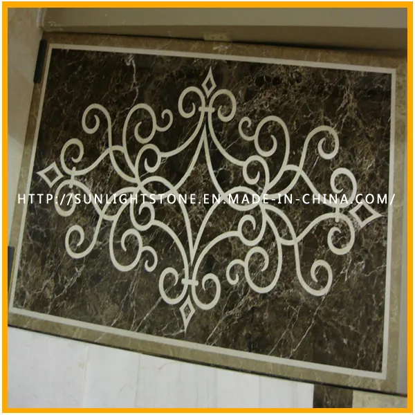 Water Jet Marble Medallion Pattern 1
