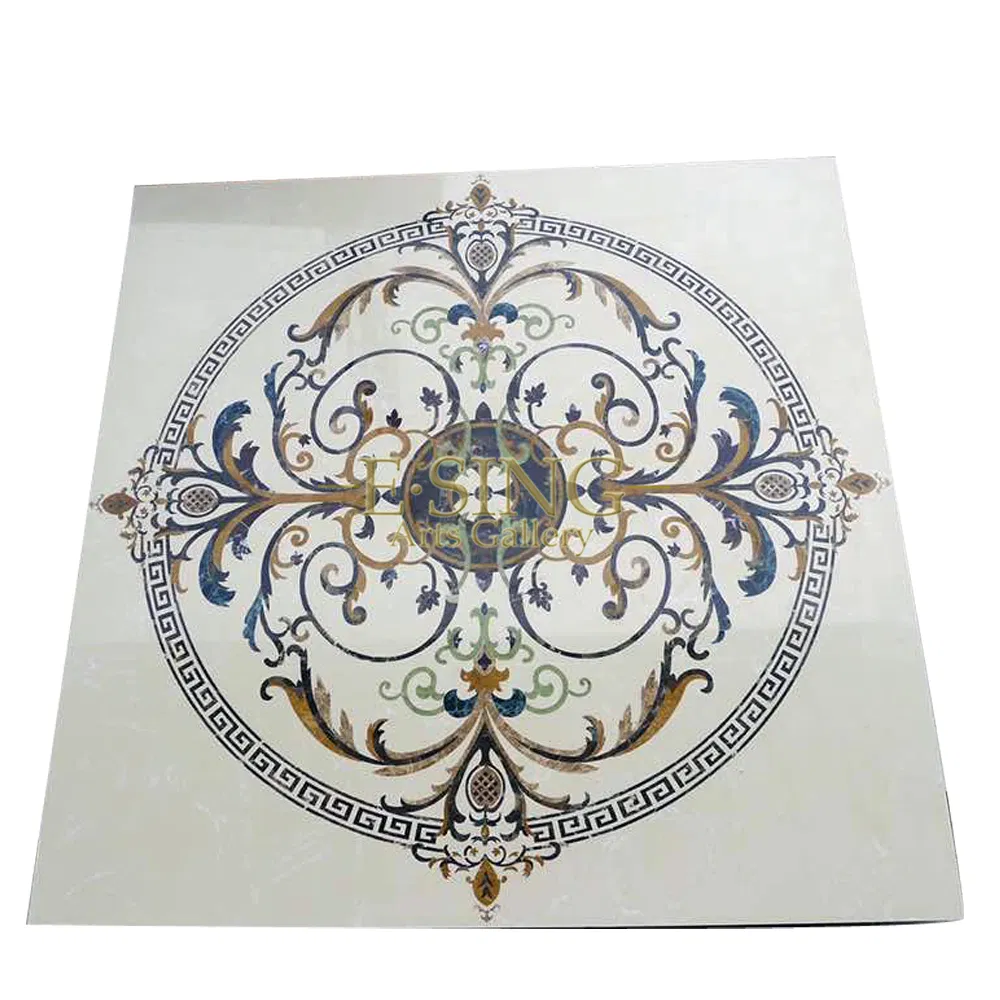 Natural Marble Mosaic Floor Design