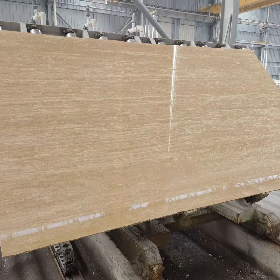Large Stock Natural Stone Beige Marble Travertine for Slab Wall Tile Side Table Floortileprice Vanititops