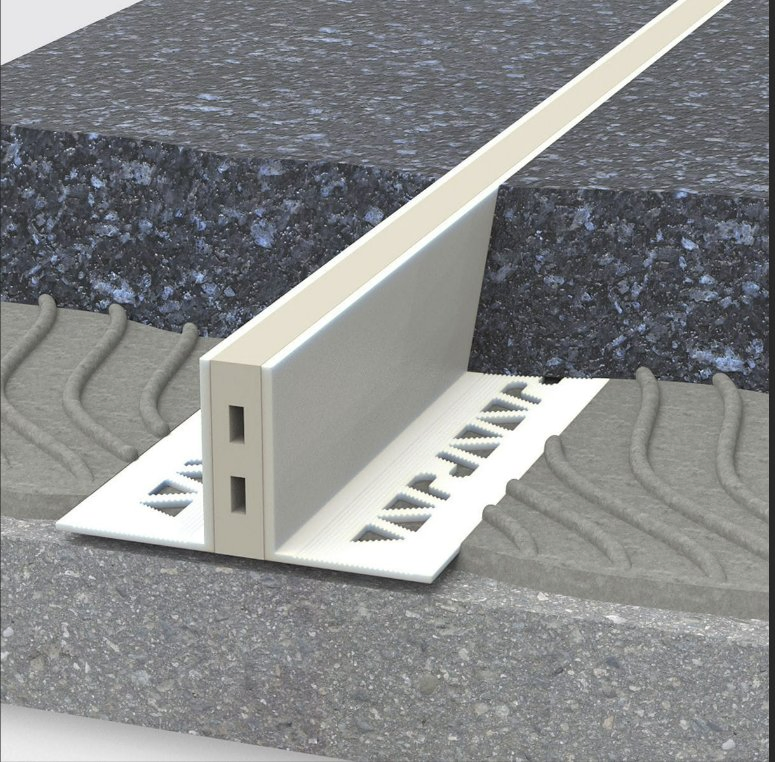 Control Terrazzo Floor with Stainless Steel