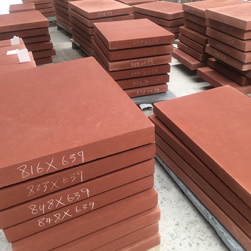 Natural Split/Flamed/Bush-Hammdered/Swan Cut China Red Sandstone for Project Exterior Wall Cladding