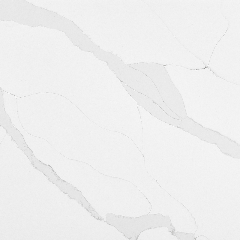 Customizable Calacatta Artificial Engineered Quartz Slabs for Kitchen Countertop