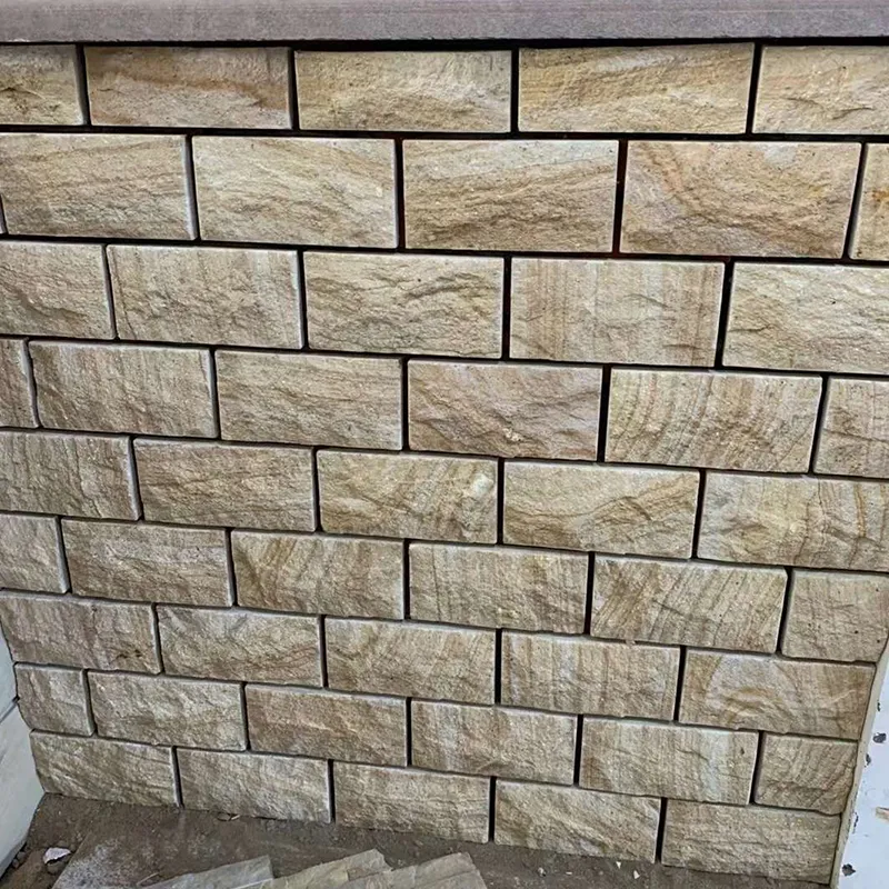 Yellow Wood Grain Sandstone 1