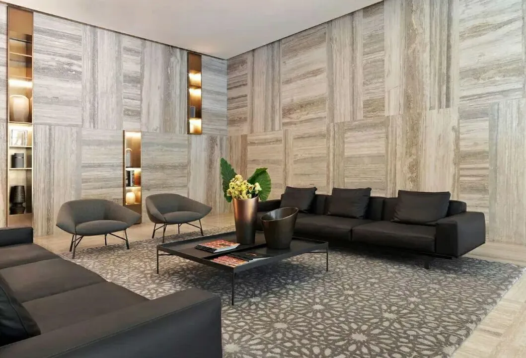 Ocean Blue Travertine Photo 4