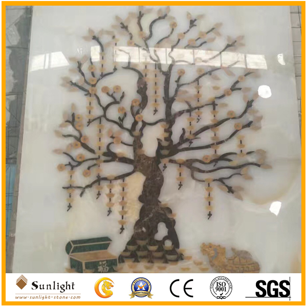 Marble Stone Waterjet Medallion Patterns for Hall Flooring Tile