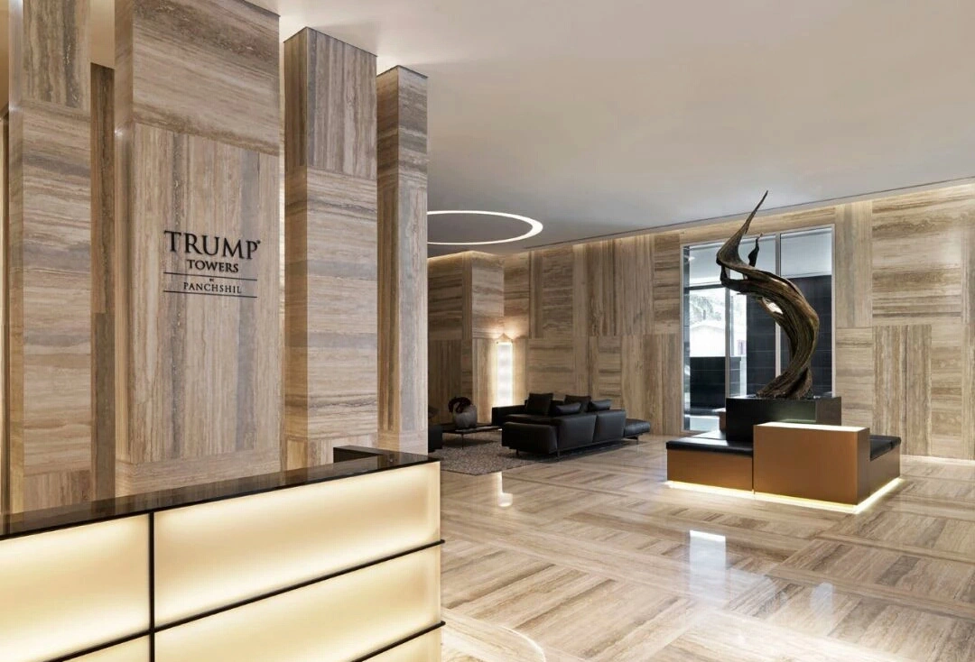 Hot Sale Cheap Price Ocean Blue Travertine for Project