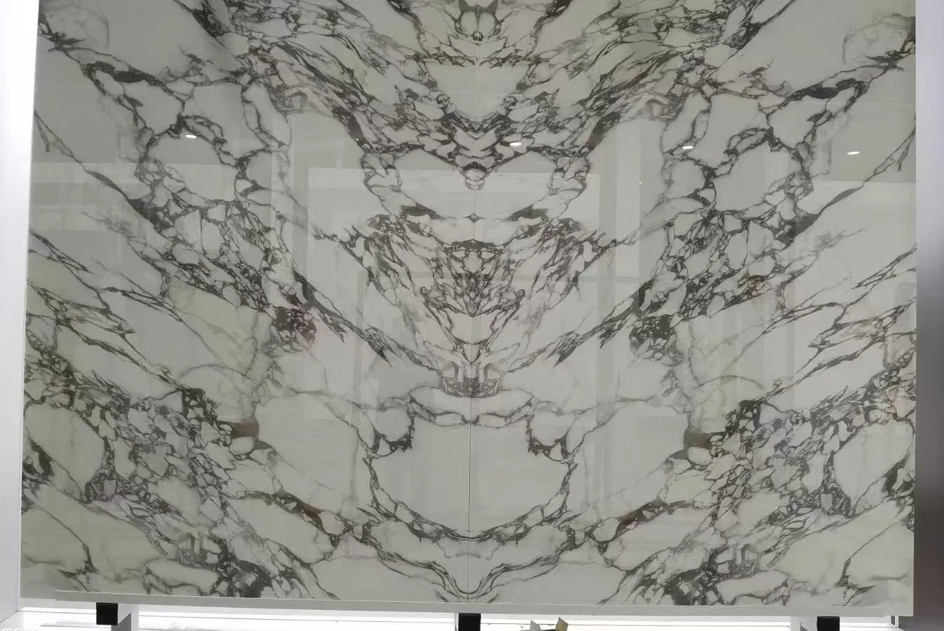 Nano Glass Stone Calacatta Series 012 for Decoration Interior Design Flooring Wall Cladding Countertop