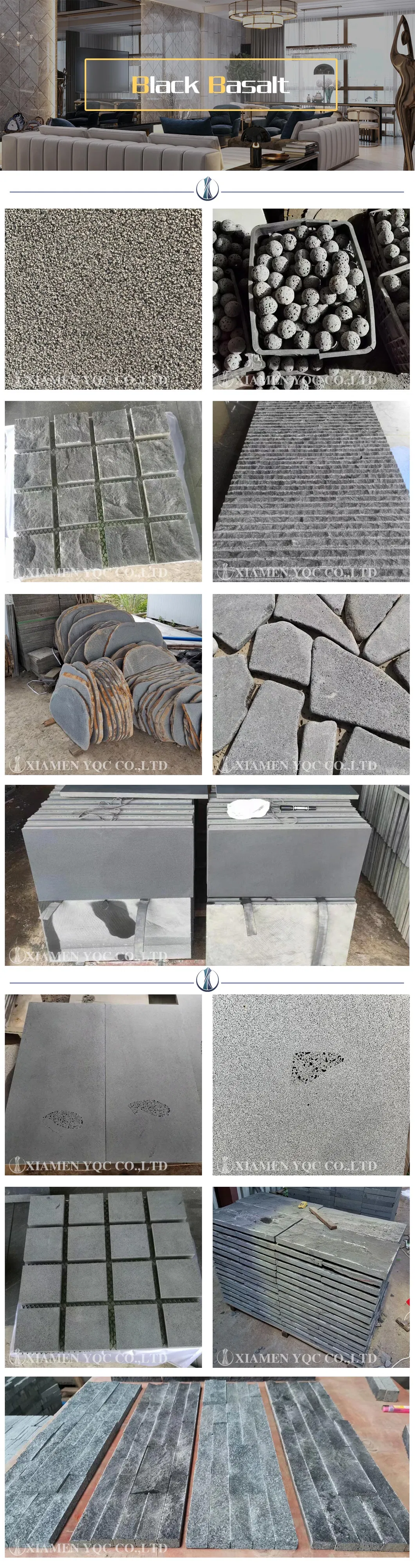 G684 Black Basalt Paving 3
