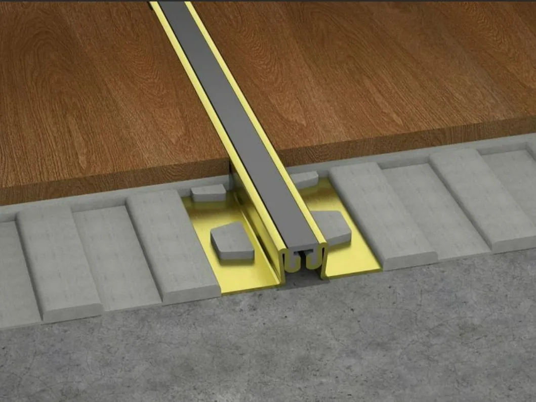 Control Terrazzo Floor with Stainless Steel