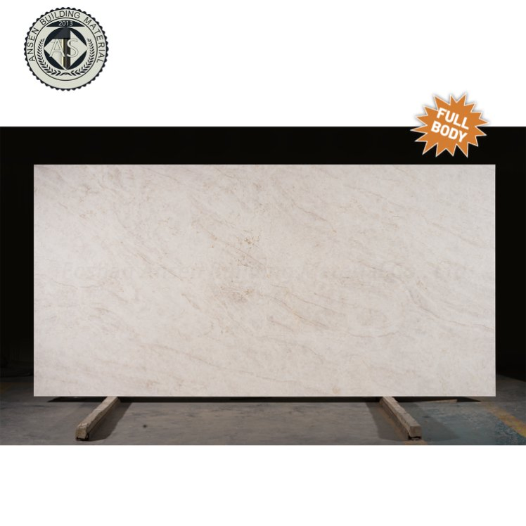 High Quality 20mm 30mm Artificial Stone 3D Printed Full Body Taj Mahal Quartz for Counter Top