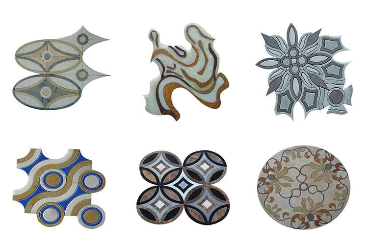 Waterjet Marble Floor Tile Medallion