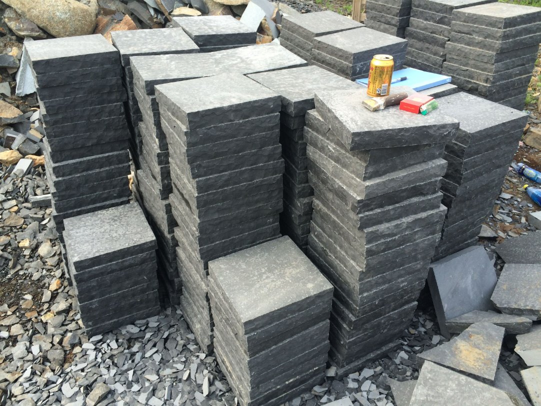 Basalt Black Stone Flamed Swimming Pool Board