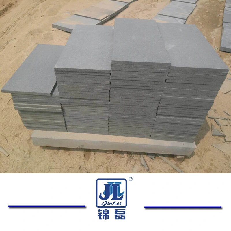 Nature Hainan Dark Basalt/Grey Basalt/China Basalt/Basalt Tile Bluestone Paving Stone Basalt for Flooring Tile Steps