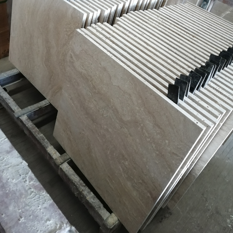 Natural Stone Beige Travertine Filled and Honed for Floor/Wall Slabs/Tiles/Stairs/Sills