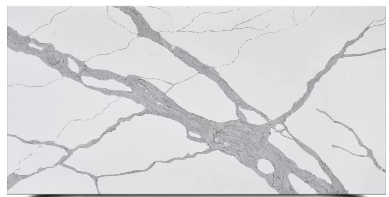 Durable Calacatta Replica Stone Slab Ideal for Flooring Projects