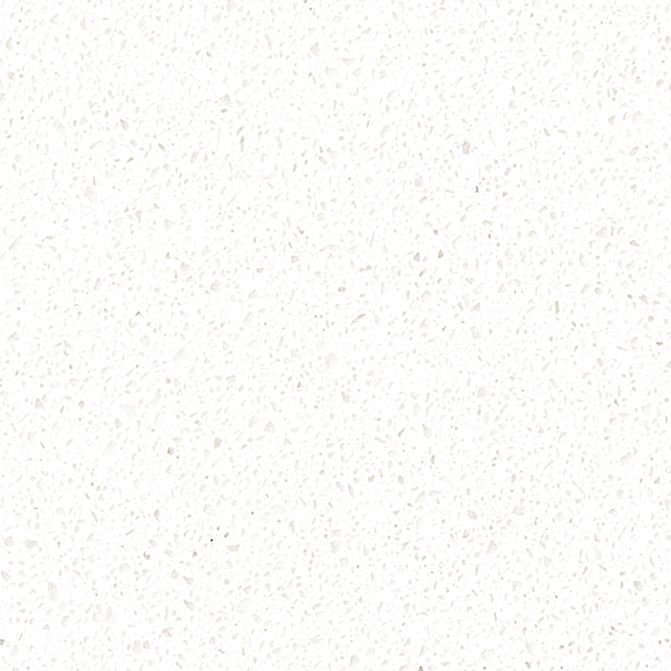 White Artificial Quartz Stone with Quartz Chips for Kitchen Countertops