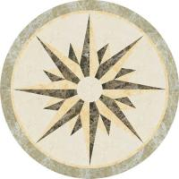 Elegant Extra Marble Pattern Waterjet Medallion for Interior Decoration