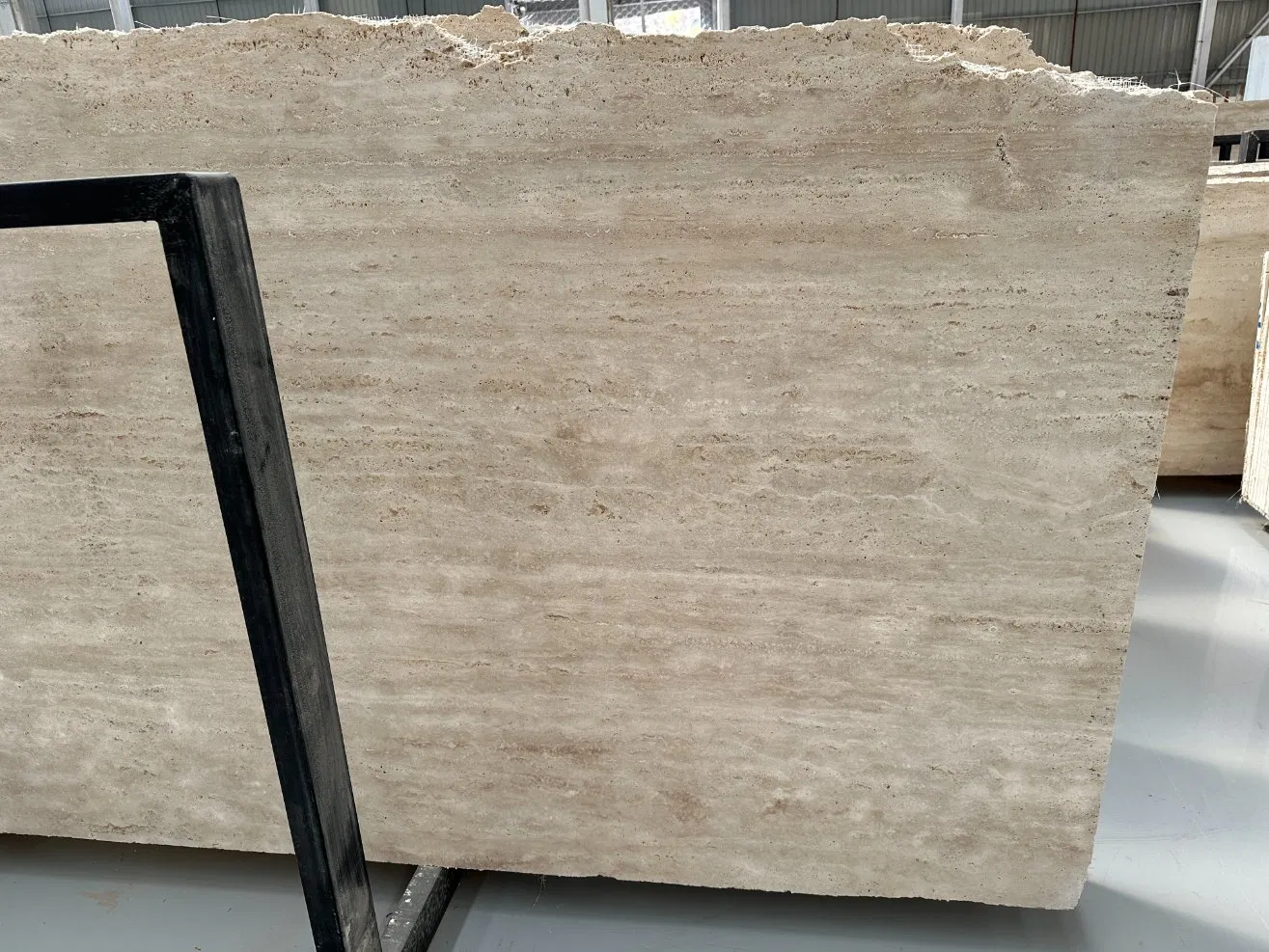 Natural Stone Ivory White Travertine Decoration Material for Wall Cladding
