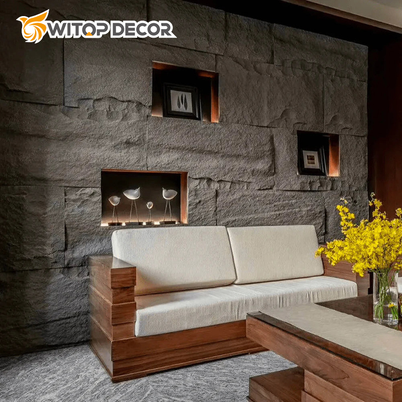 Faux/Artificial Stacked Ledger Wall Stone Veneer Panel