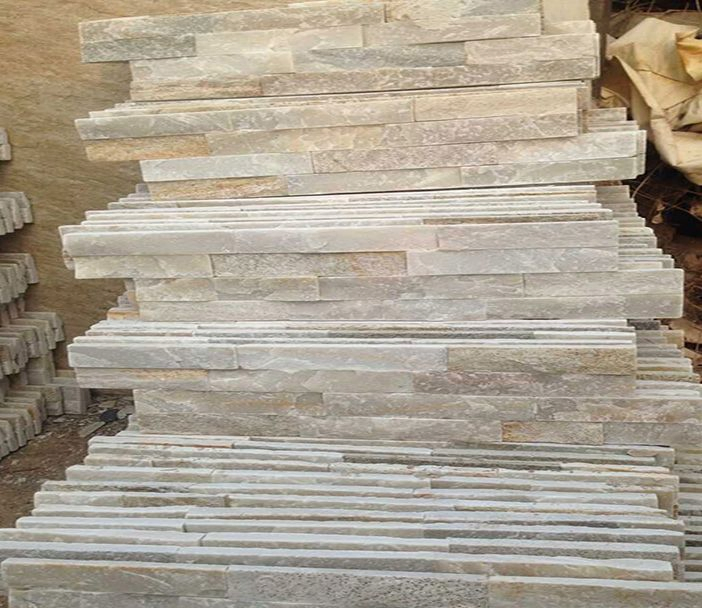 Natural Stone Split Yellow Mixed Quartzite Stacked Ledge Stone 10 X36mm for Wall Tile and Wall Panel/Culture Stone