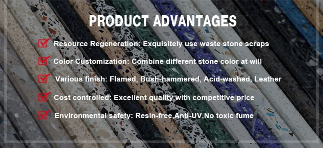 Artificial Stone Green Terrazzo