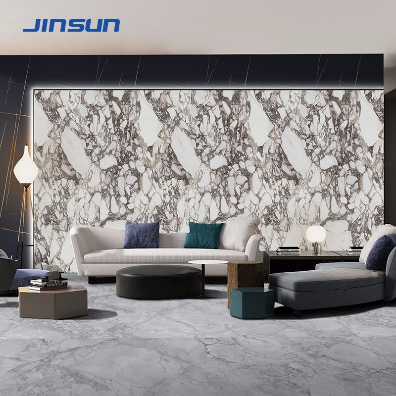 Customized 6~20mm Sintered Stone Porcelain Slabs Artificial Stone for Floor &amp; Kitchen
