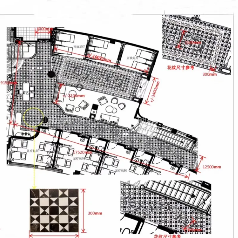 Marble Waterjet Medallion 1