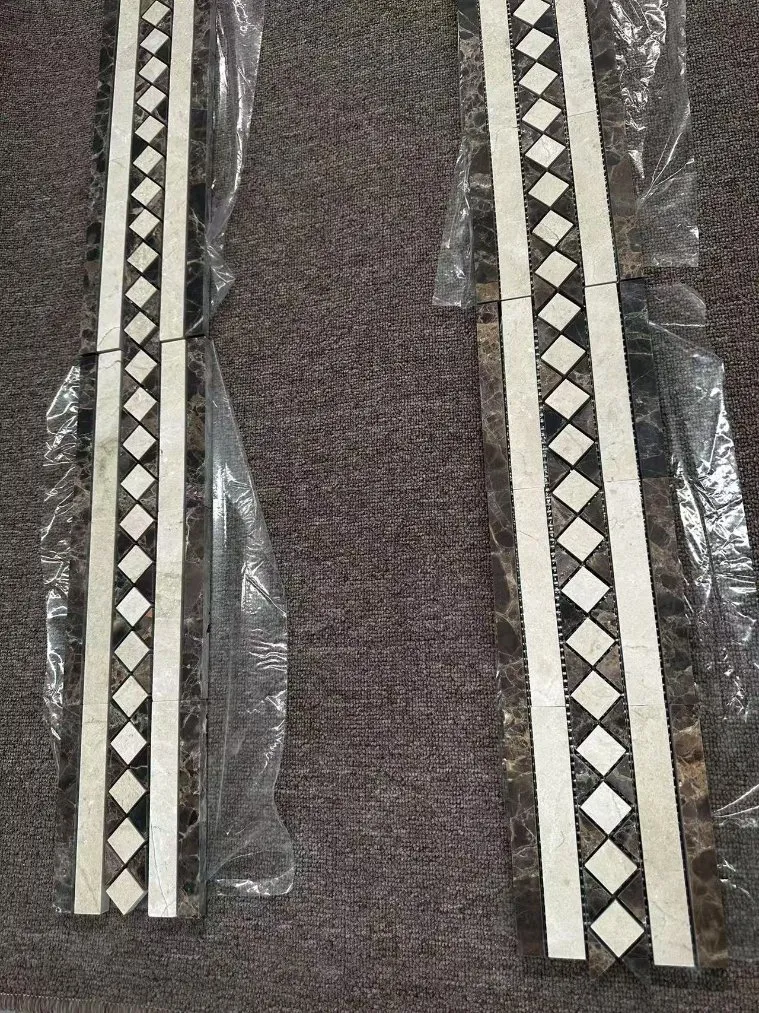 Nature Marble Mosaic Border Skirting Tile