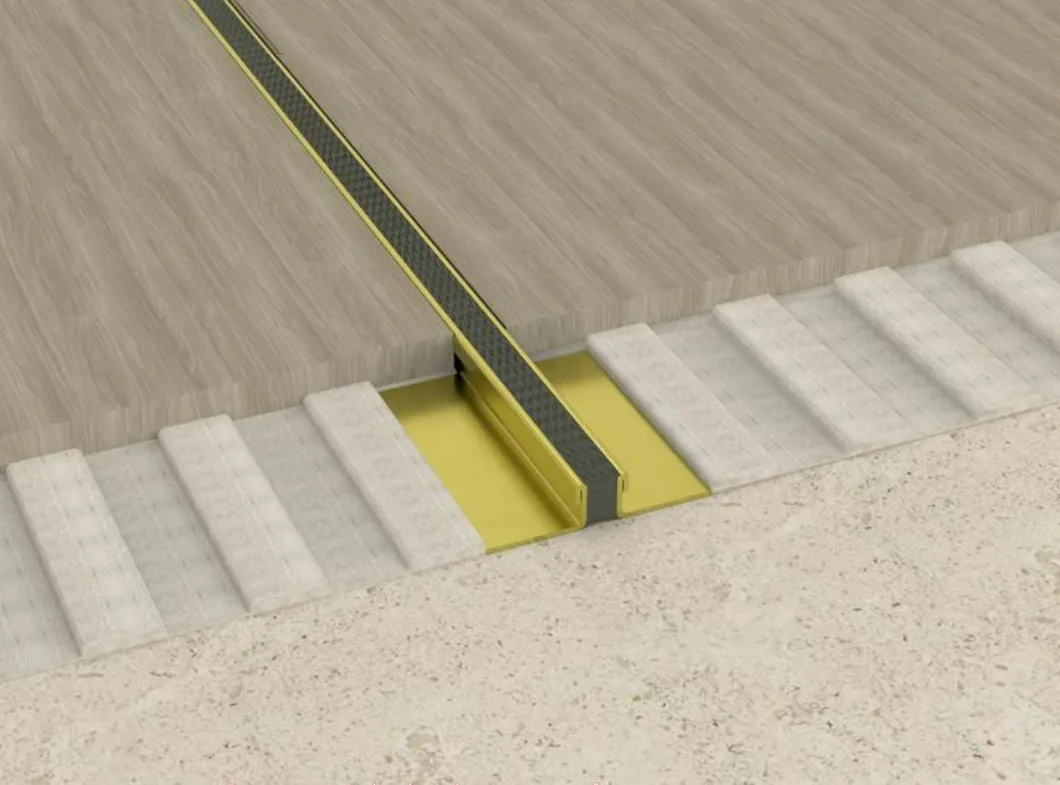 Control Terrazzo Floor with Stainless Steel