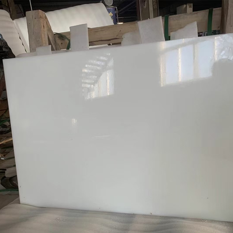 3cm Thickness Pure White Nano Crystallized Glass Stone Slabs