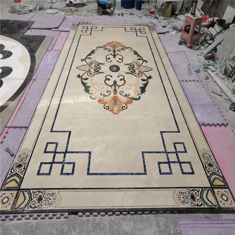 Marble Waterjet Flooring Medallion 1