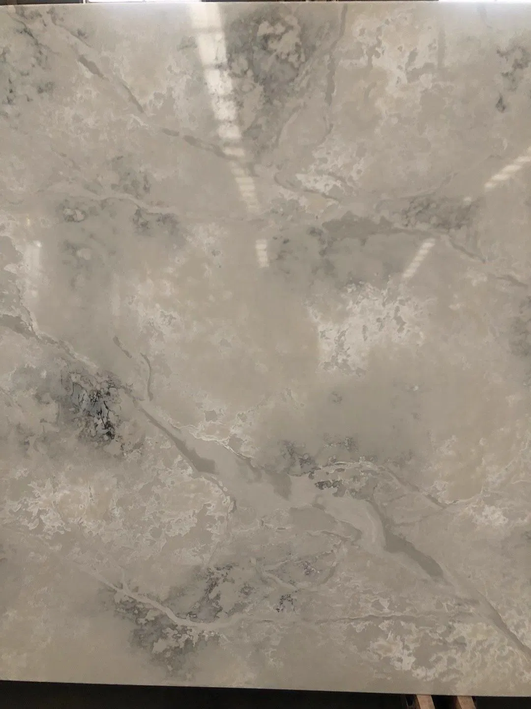 Artificial Calacatta Brown Jumbo Quartz Customized Size Black White for Countertop and Big Slabs