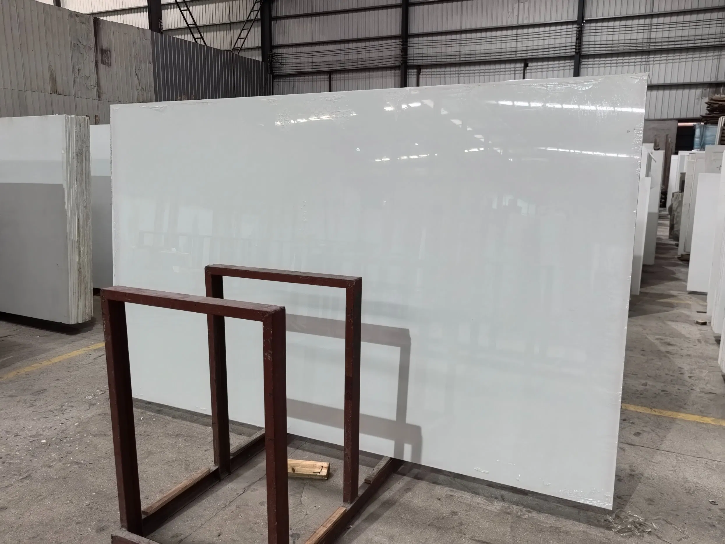 Artificial Stone Crystal Pure White Nano Glass for Wall Decoration/Countertop/Vanity Top